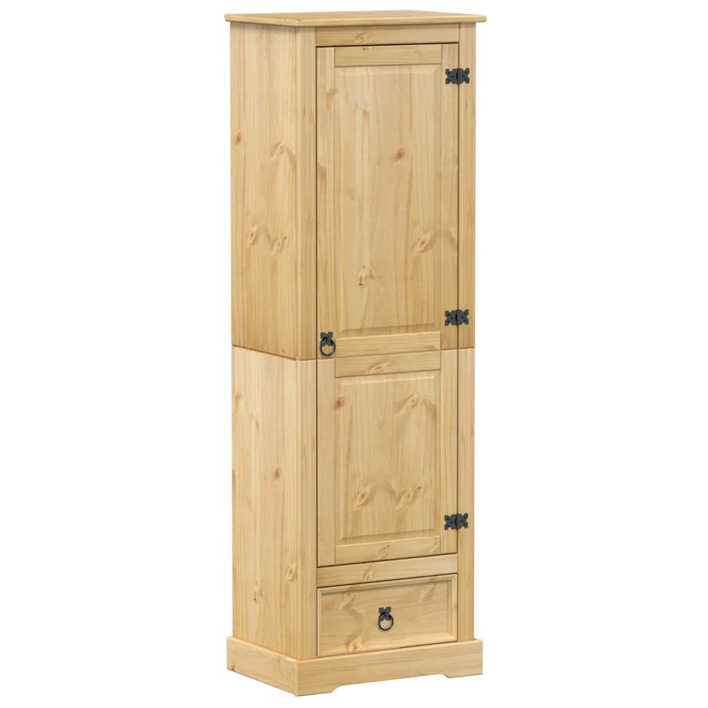 vidaXL Wardrobe Corona 55x38x170 cm Solid Wood Pine 2