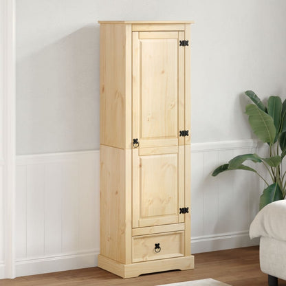vidaXL Wardrobe Corona 55x38x170 cm Solid Wood Pine 3