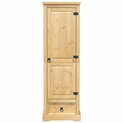 vidaXL Wardrobe Corona 55x38x170 cm Solid Wood Pine 4