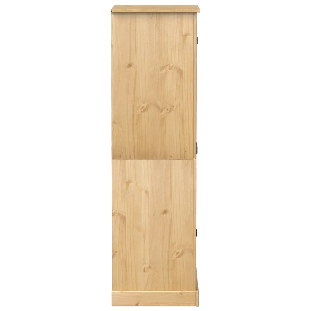 vidaXL Wardrobe Corona 76x50x170 cm Solid Wood Pine 5