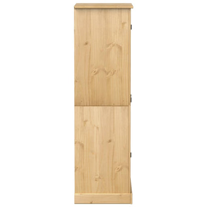 vidaXL Wardrobe Corona 76x50x170 cm Solid Wood Pine 5