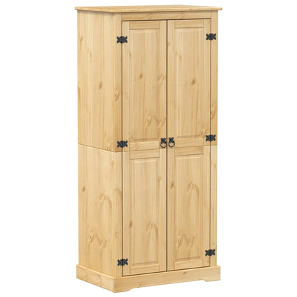 vidaXL Wardrobe Corona 76x50x170 cm Solid Wood Pine 2