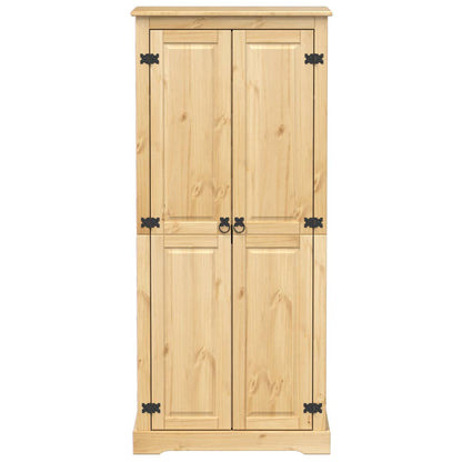 vidaXL Wardrobe Corona 76x50x170 cm Solid Wood Pine 4