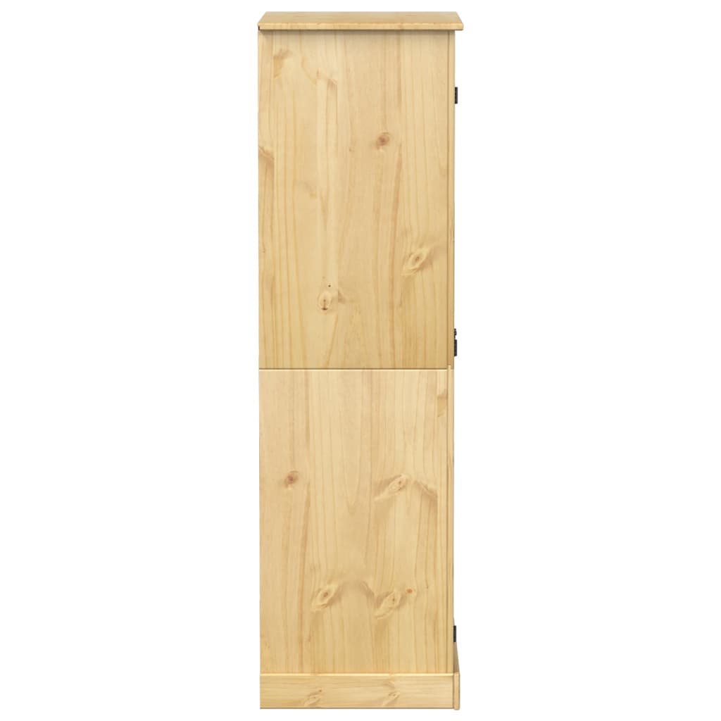 vidaXL Wardrobe Corona 76x50x170 cm Solid Wood Pine 5