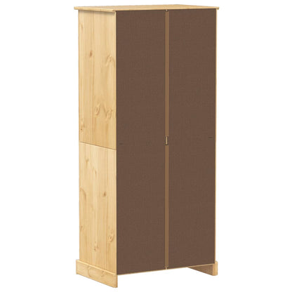 vidaXL Wardrobe Corona 76x50x170 cm Solid Wood Pine 6