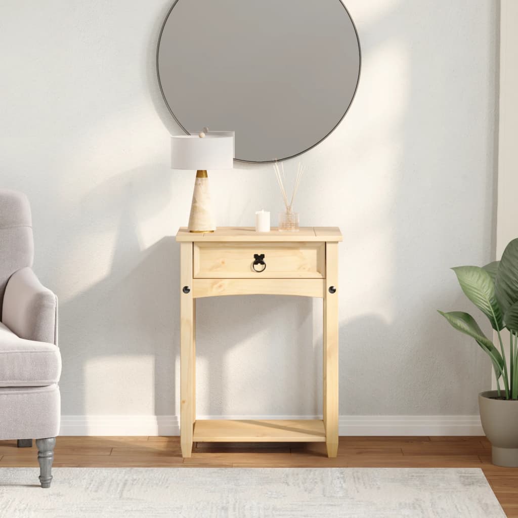 vidaXL Console Table Corona 55x35x73 cm Solid Wood Pine 3