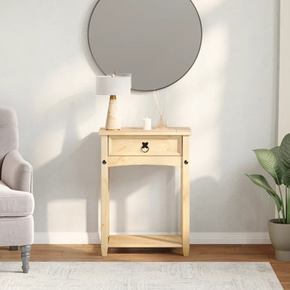 vidaXL Console Table Corona 55x35x73 cm Solid Wood Pine 3