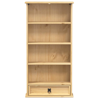 vidaXL CD Cabinet Corona 52x17.5x103 cm Solid Wood Pine 4