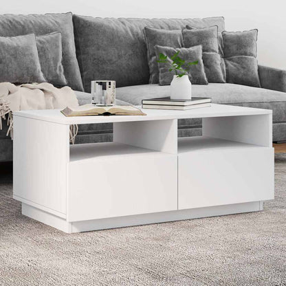 vidaXL Coffee Table with LED Lights 50x49x40 cm