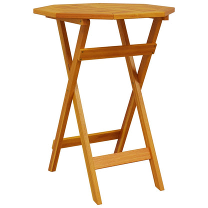 vidaXL Folding Garden Table Ø60x75 cm Solid Wood Acacia 2