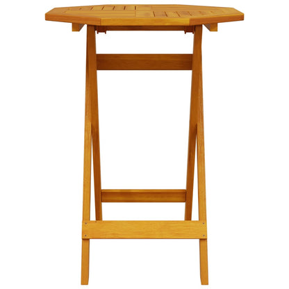 vidaXL Folding Garden Table Ø60x75 cm Solid Wood Acacia 4