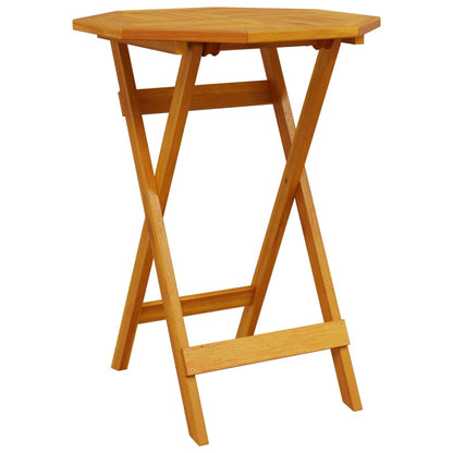 vidaXL Folding Garden Table Ø60x75 cm Solid Wood Acacia 6