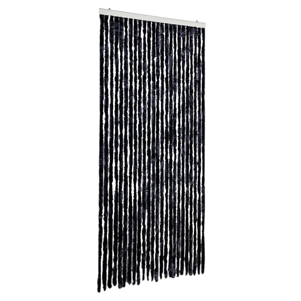 vidaXL Fly Curtain Anthracite 100x200 cm Chenille 2