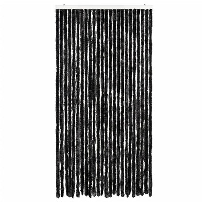 vidaXL Fly Curtain Anthracite 100x200 cm Chenille 3