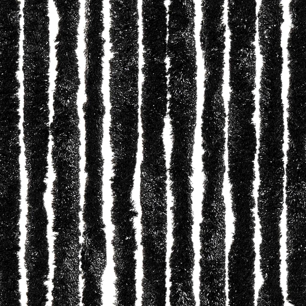 vidaXL Fly Curtain Anthracite 100x200 cm Chenille 5
