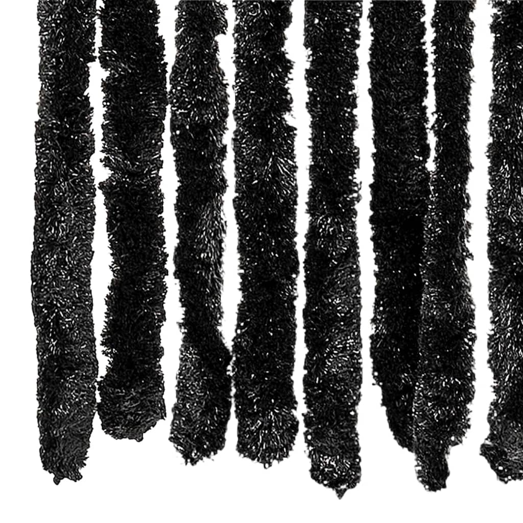 vidaXL Fly Curtain Anthracite 100x200 cm Chenille 6