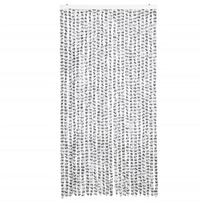 vidaXL Fly Curtain Light Grey and Dark Grey 100x230 cm Chenille 3