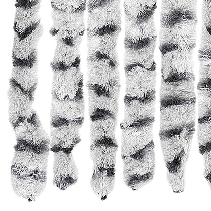 vidaXL Fly Curtain Light Grey and Dark Grey 100x230 cm Chenille 6