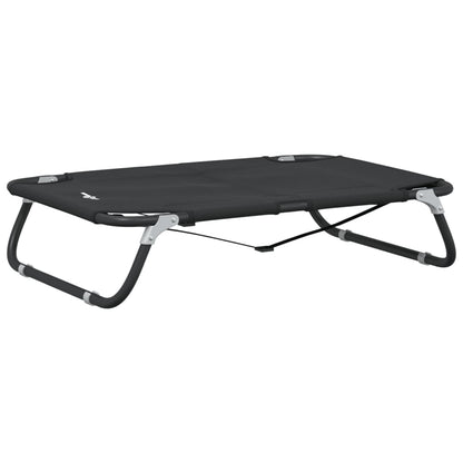 vidaXL Dog Bed Foldable Anthracite Oxford Fabric and Steel 2