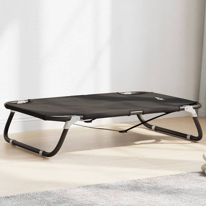 vidaXL Dog Bed Foldable Anthracite Oxford Fabric and Steel 1