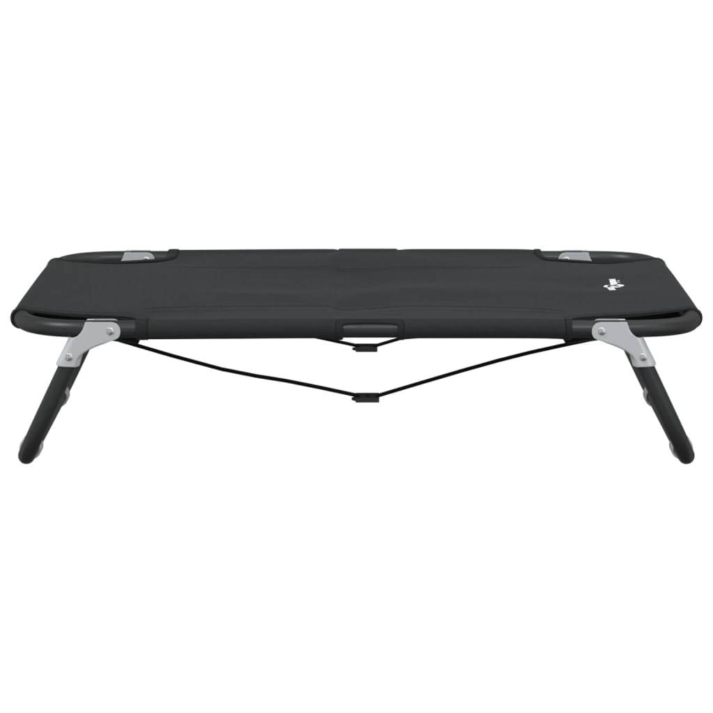 vidaXL Dog Bed Foldable Anthracite Oxford Fabric and Steel 6