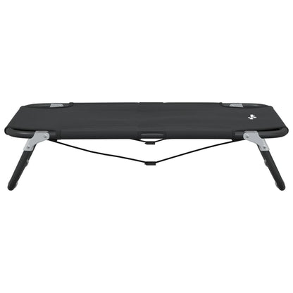 vidaXL Dog Bed Foldable Anthracite Oxford Fabric and Steel 6