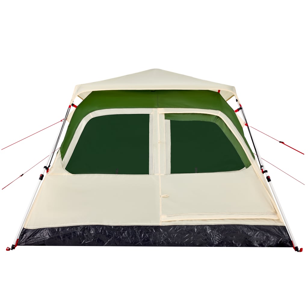 Family Tent Dome Quick Release Green 4-person