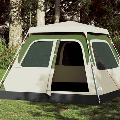 Family Tent Dome Quick Release Green 4-person