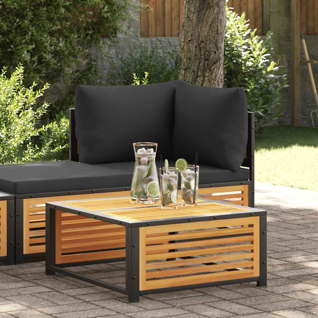vidaXL Garden Table 68x68x30 cm Solid Wood Acacia 1