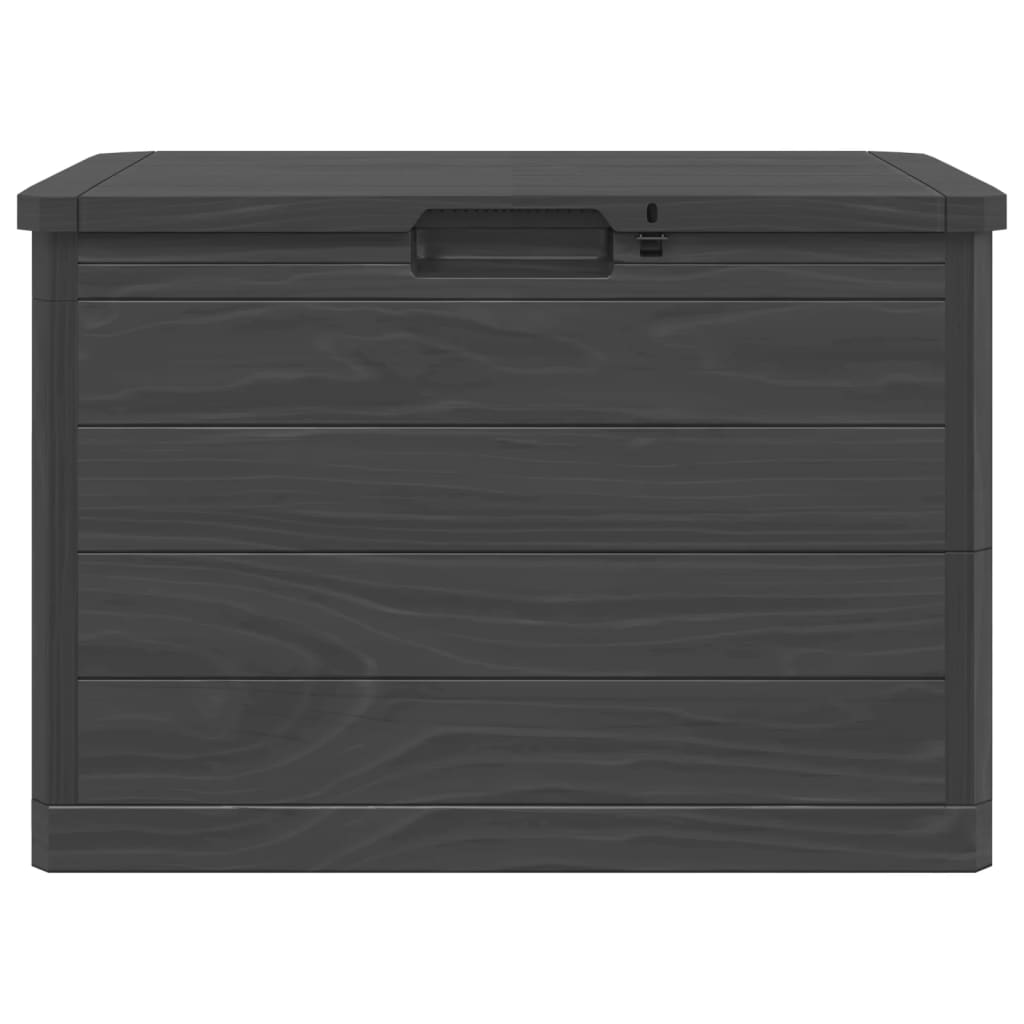 vidaXL Outdoor Cushion Box Anthracite 77.5x44.5x53 cm Polypropylene 5