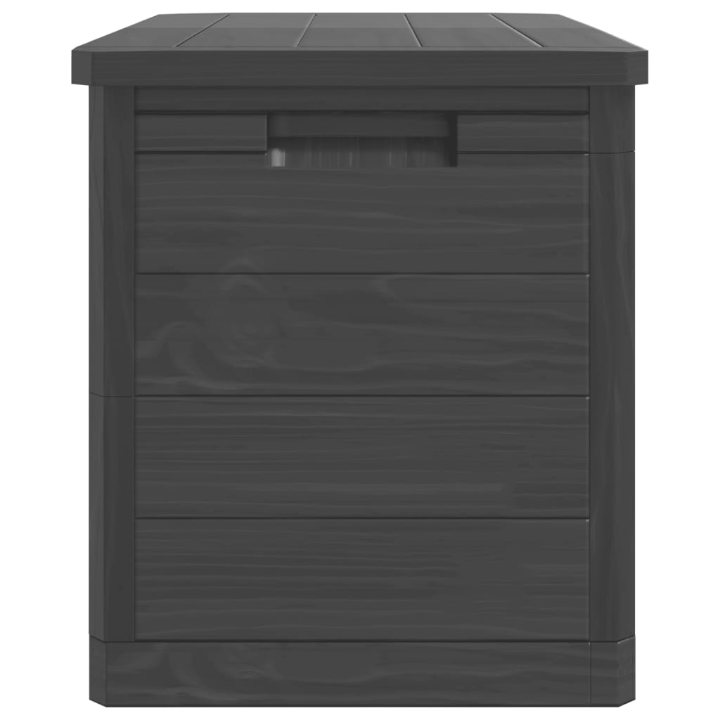 vidaXL Outdoor Cushion Box Anthracite 77.5x44.5x53 cm Polypropylene 6