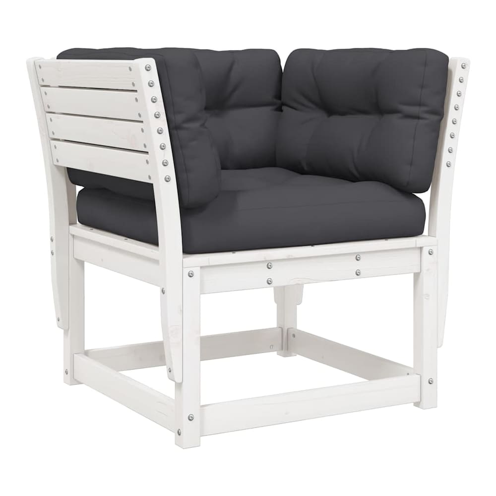 Garden Solid Wood Pine White
