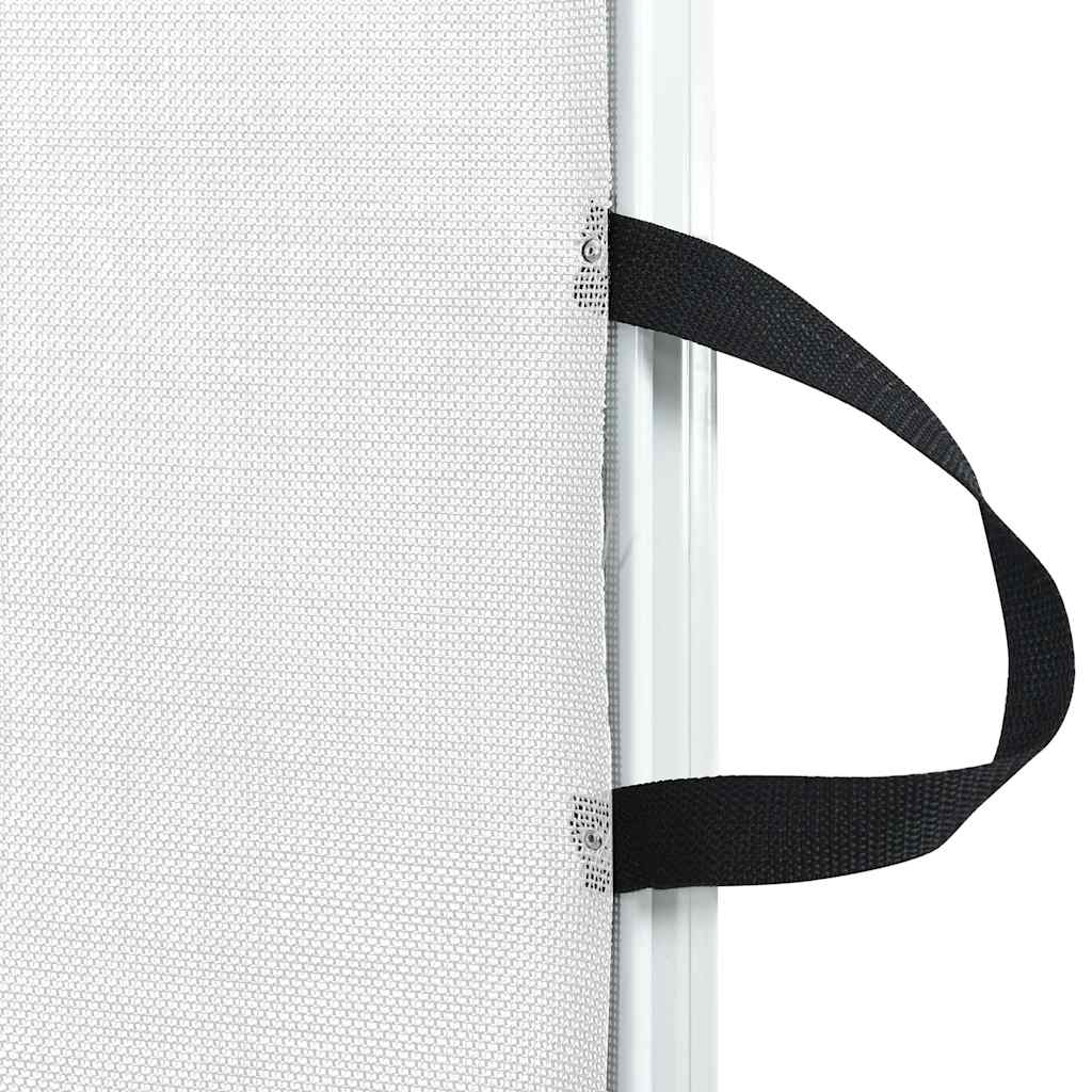 vidaXL Retractable Pet Gate White 102.5x125 cm 6