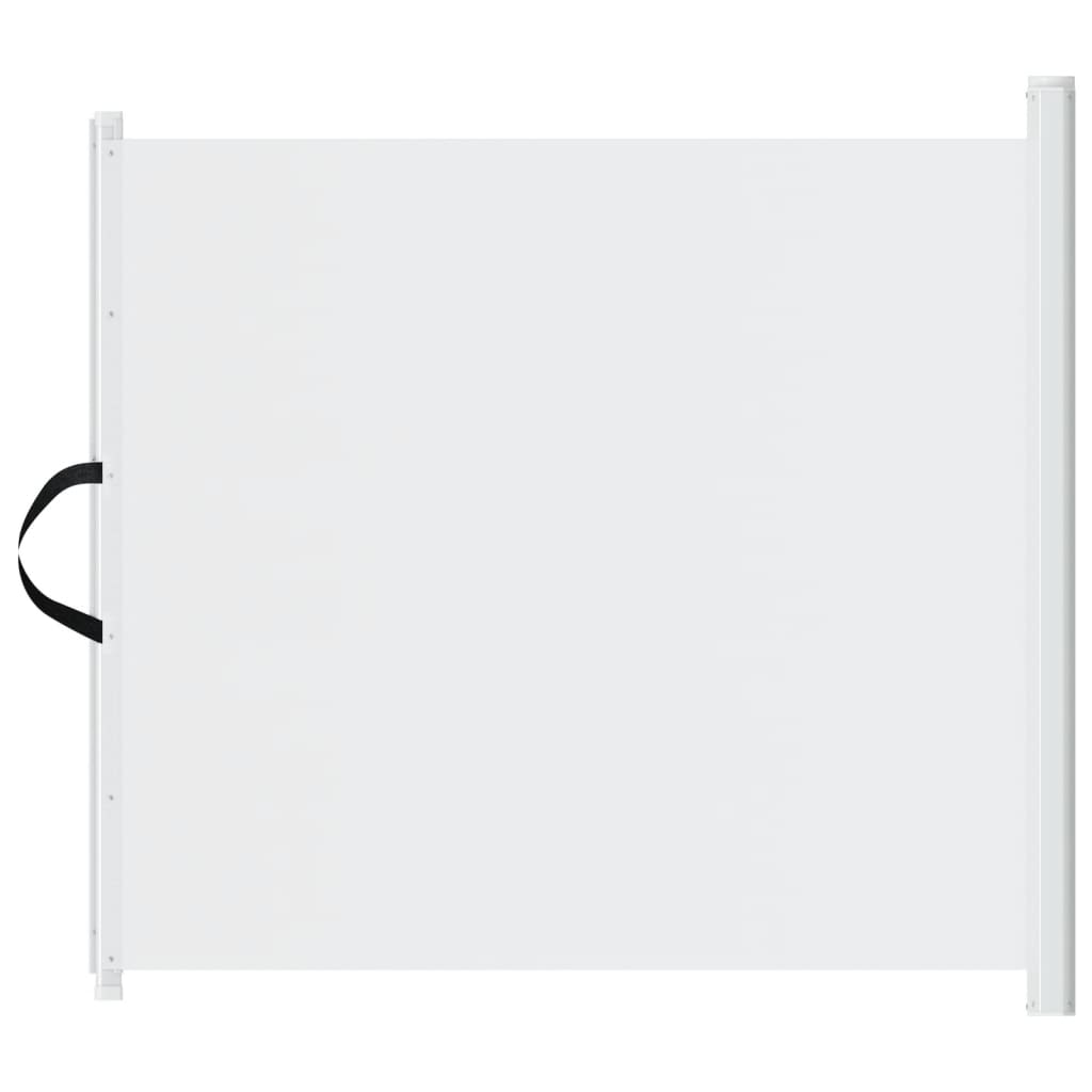 vidaXL Retractable Pet Gate White 117.5x125 cm 2