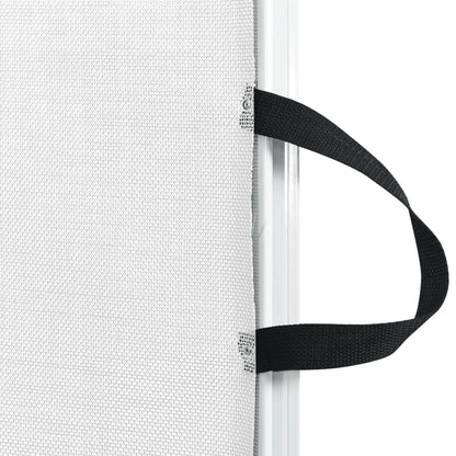 vidaXL Retractable Pet Gate White 117.5x125 cm 6