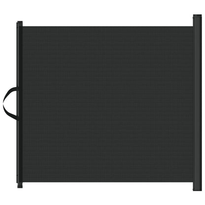 vidaXL Retractable Pet Gate Black 117.5x125 cm 2