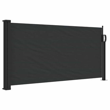 vidaXL Retractable Side Awning Black 100x300 cm 2