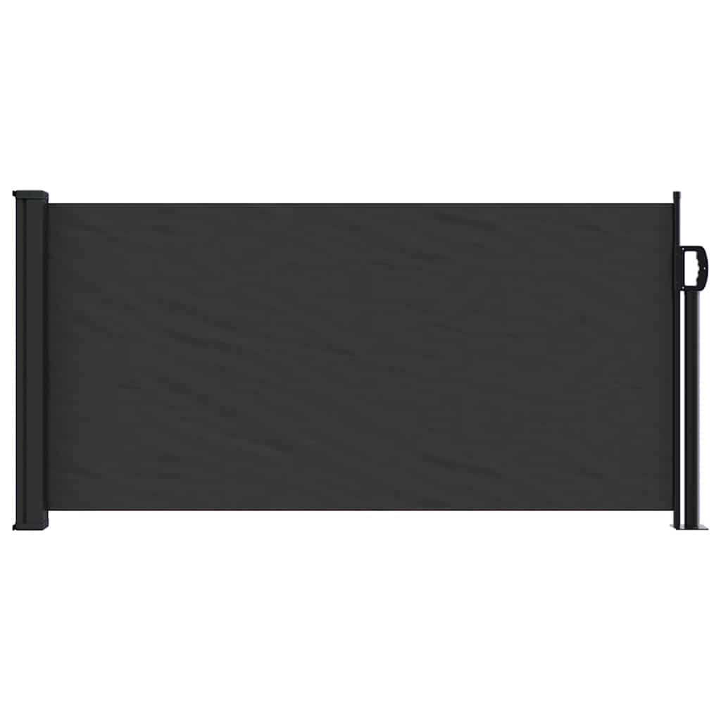 vidaXL Retractable Side Awning Black 100x300 cm 4