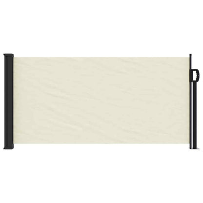 vidaXL Retractable Side Awning Cream 100x300 cm 3