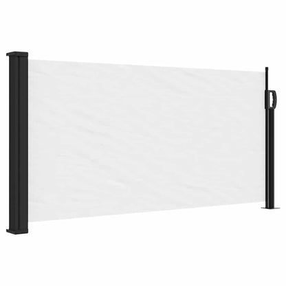 Retractable Side Awning 100x300 cm Drop 300 cm Width 100 cm White