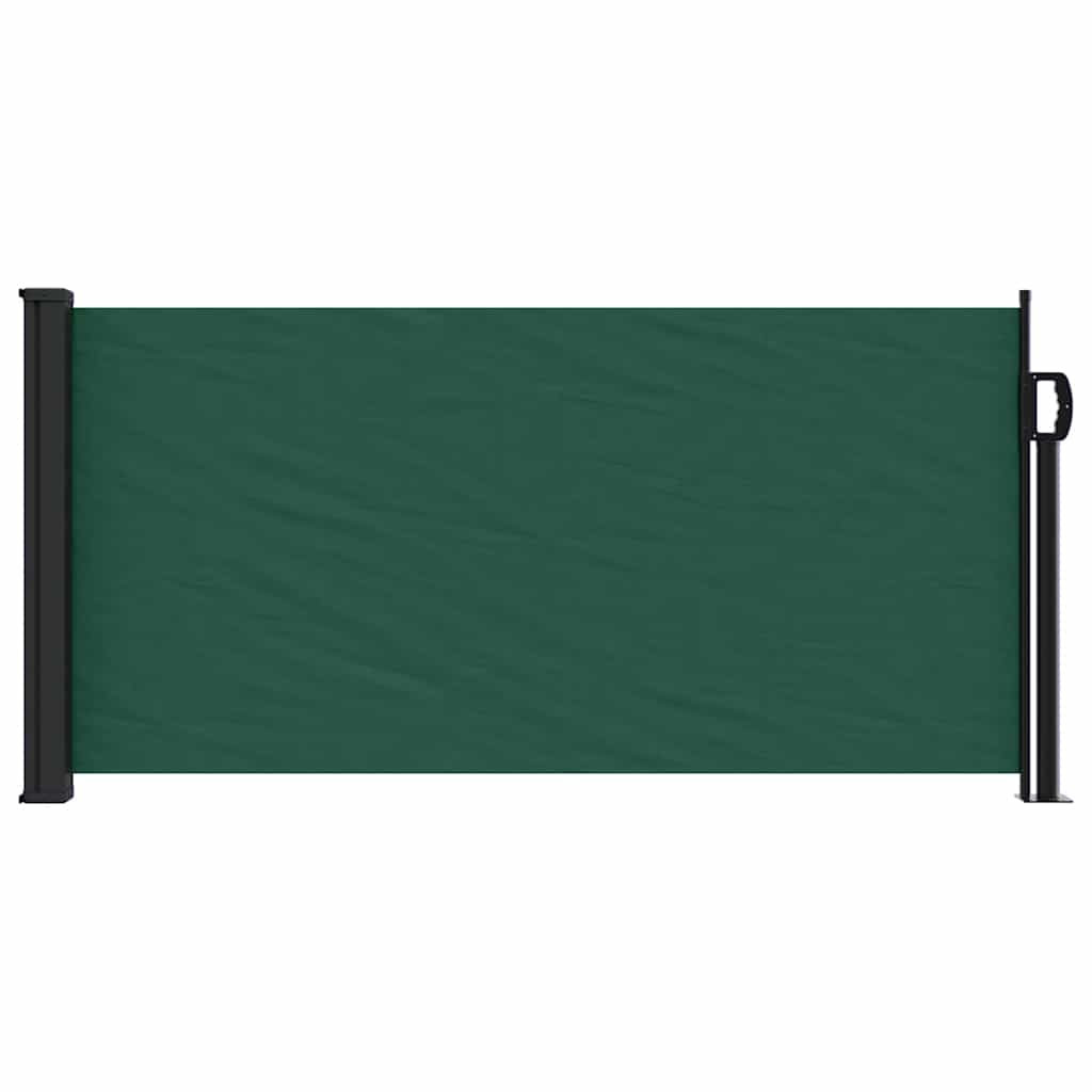 vidaXL Retractable Side Awning Dark Green 100x300 cm 3