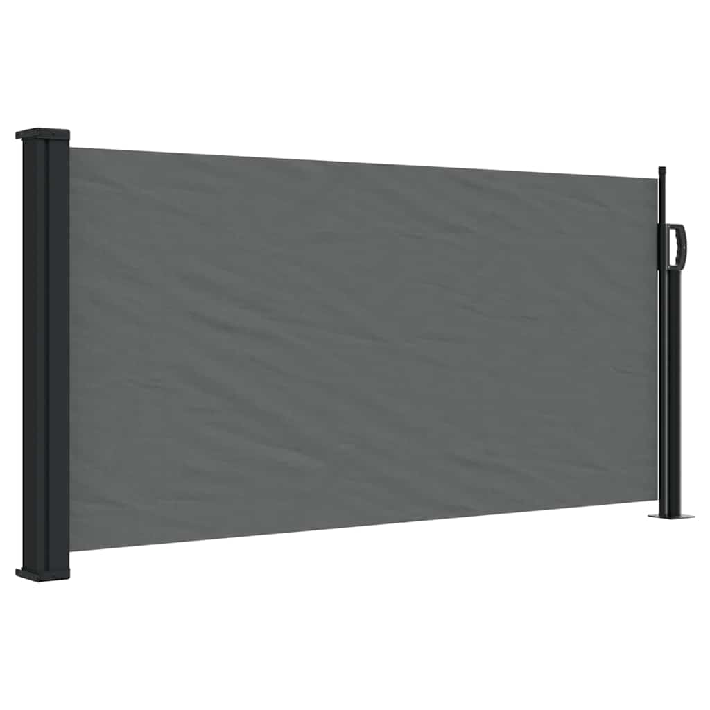 vidaXL Retractable Side Awning Anthracite 100x300 cm 2