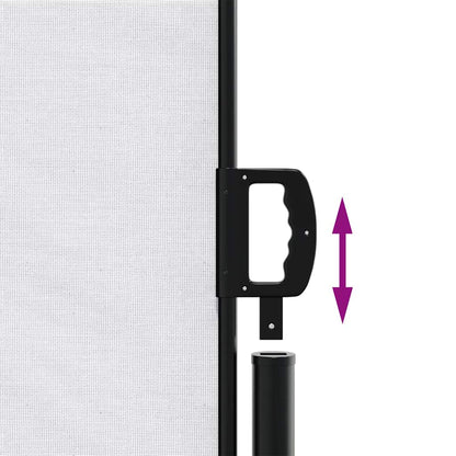 vidaXL Retractable Side Awning White 117x300 cm 6