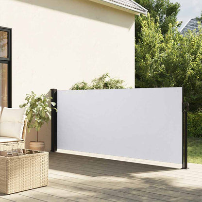 vidaXL Retractable Side Awning White 117x300 cm 1