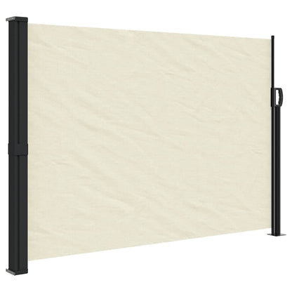 vidaXL Retractable Side Awning Cream 140x300 cm 2