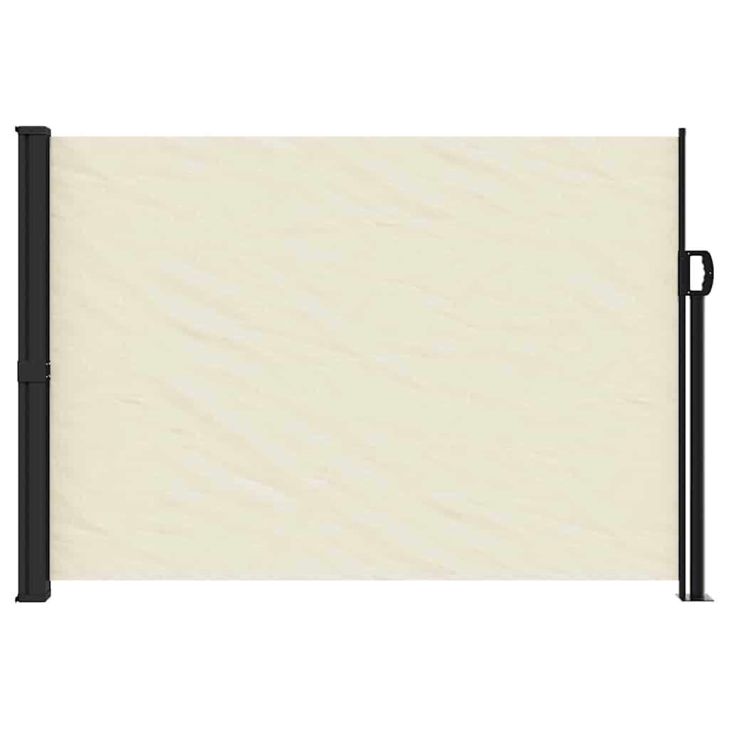 vidaXL Retractable Side Awning Cream 140x300 cm 3