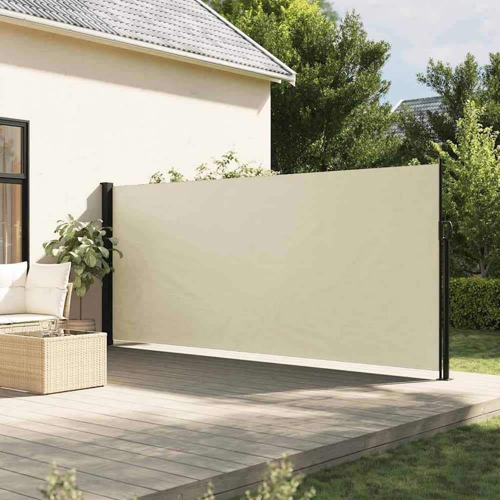 Retractable Side Awning 160x500 cm Cream