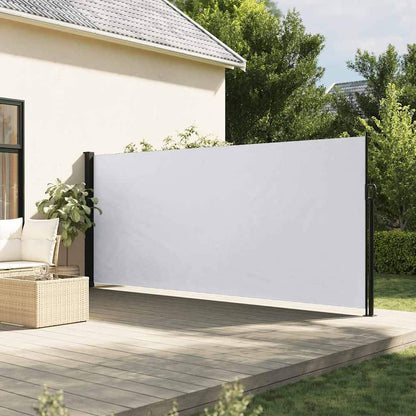 Retractable Side Awning White