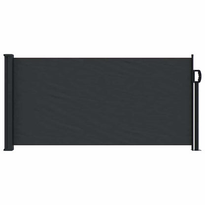 vidaXL Retractable Side Awning Black 100x500 cm 4