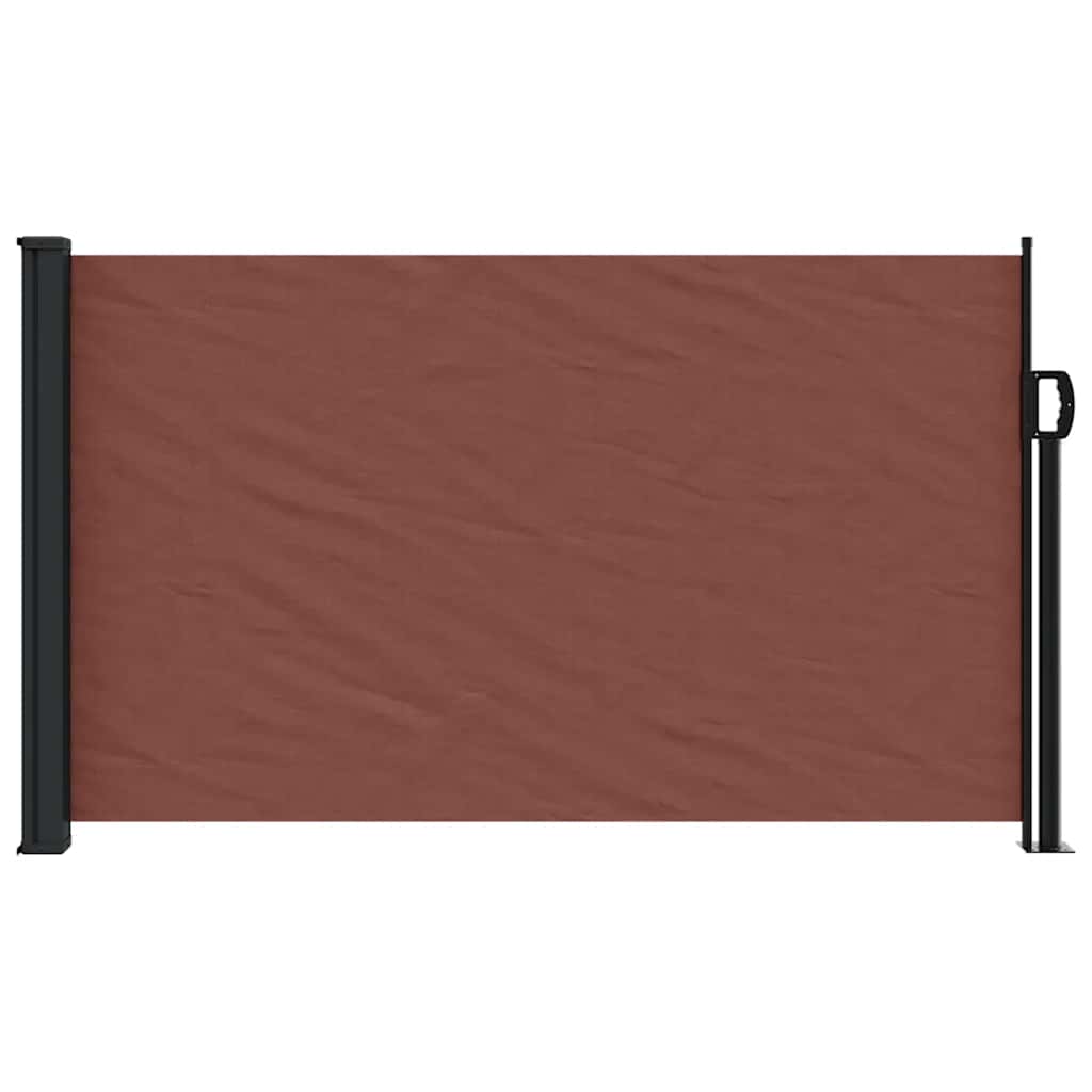 Retractable Side Awning 120x500 cm Drop 500 cm Width 120 cm Brown